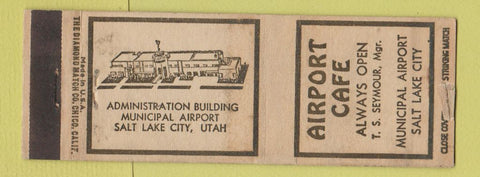 Matchbook Cover - Airport Cafe Salt Lake City UT WEAR