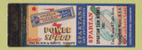 Matchbook Cover - Spartan Hack Saws Springfield MA POOR STRIKER