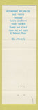 Matchbook Cover - Restaurant Arc En Ciel Drummondville QC Full Length