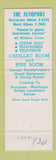 Matchbook Cover - The Autoport State College PA Full Length