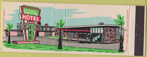 Matchbook Cover - Pasadena Tropicana Hotel  Pasadena TX