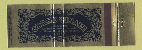 Matchbook Cover - Grand Finale Restaurant Glendale OH Full Length