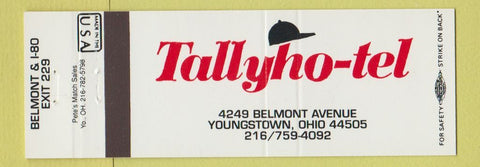 Matchbook Cover - Tallyho-tel Youngstown OH Full Length