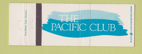 Matchbook Cover - The Pacific Club Full Length