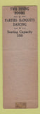 Matchbook Cover - Roth's Restaurant Dallas TX WEAR PRINTING ERROR Full Length