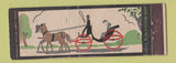 Matchbook Cover - Lion Match Horse Coach Scene Full Length