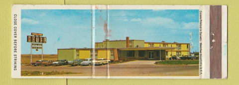 Matchbook Cover - Park Lane Motor Hotel Medicine Hat AB WEAR Full Length