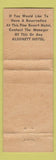 Matchbook Cover - King and Prince Hotel St Simons Island GA WEAR Full Length