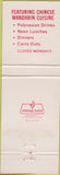 Matchbook Cover - Peking Palace Chinese food Menasha WI