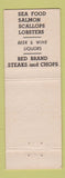 Matchbook Cover - Restaurant Aux Delices Quebec QC Full Length