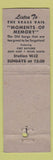 Matchbook Cover - Brass Rail New York City Brooklyn NY WEAR Full Length