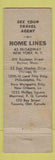 Matchbook Cover - Sun Way Cruises West Indies WEAR Full Length