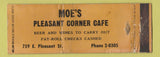 Matchbook Cover - Moe's Pleasant Corner Cafe WEAR Full Length