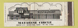 Matchbook Cover - Matarese Circle Restaurant Newington CT WEAR Full Length