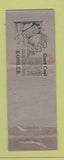 Matchbook Cover - Koppers Koke Coal Chicago IL DQ WORN Full Length