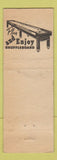 Matchbook Cover - Movie Club Shuffleboard Sacramento CA WEAR Full Length