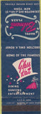 Matchbook Cover - Hotel Belmont Plaza New York City