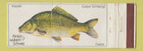 Matchbook Cover - Switzerland Fish Carpa Full Length