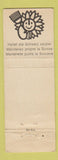 Matchbook Cover - Switzerland Fish Carpa Full Length