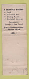 Matchbook Cover - The Villa Tyrone PA WEAR