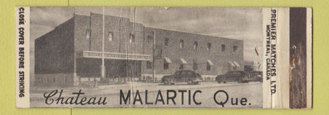 Matchbook Cover - Chateau Malartic QC Full Length