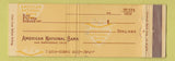 Matchbook Cover - American National Bank San Bernardino CA Full Length