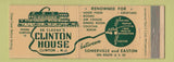 Matchbook Cover - De Cleene's Clinton House Clinton NJ Full Length
