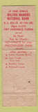 Matchbook Cover - Wilton Manors National Bank Fort Lauderdale FL Full Length