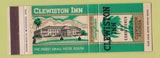 Matchbook Cover - Clewiston Inn Clewiston FL