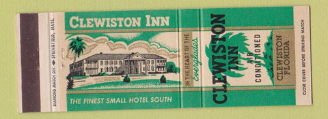 Matchbook Cover - Clewiston Inn Clewiston FL