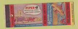 Matchbook Cover - Piper Cub Airplane WEAR