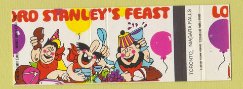 Matchbook Cover - Lord Stanley's Feast Toronto ON Niagara Falls Full Length