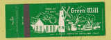 Matchbook Cover - Green Mill Restaurant Petaluma CA Full Length