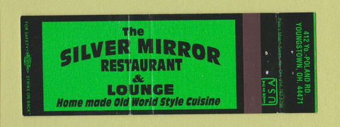 Matchbook Cover - Silver Mirror Restaurant Lounge Youngstown OH Full Length