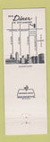 Matchbook Cover - The Diner on Sycamore Cincinnati OH Full Length