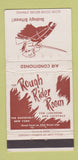 Matchbook Cover - Rough Rider Room Roosevelt Hotel New York City WEAR 30 Strike