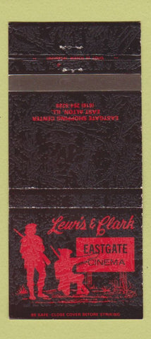Matchbook Cover - Lewis & Clark Eastgate Cinema Movies East Alton IL 30 Strike