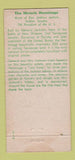 Matchbook Cover - Hermitage Home of Andrew Jackson Nashville TN 30 Strike