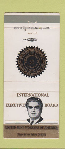 Matchbook Cover - Mine Workers of America Union 30 Strike