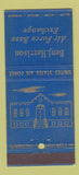 Matchbook Cover - Benjamin Harrison Air Force Base Exchange 30 Stick