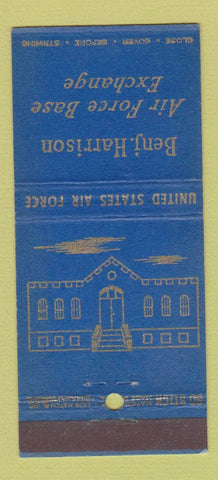 Matchbook Cover - Benjamin Harrison Air Force Base Exchange 30 Stick
