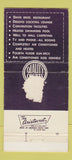 Matchbook Cover - Bradenton Cabana Motor Hotel Bradenton FL 30 Strike