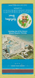Matchbook Cover - Holiday Inn Miami Beach FL 30 Strike