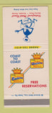 Matchbook Cover - Jamaica Inn Dunedin FL Best Western 30 Strike