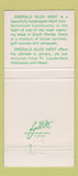 Matchbook Cover - Emerald Isles West Davie FL 30 Strike