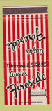 Matchbook Cover - Augie's Fireside Restaurant Burbank CA 30 Strike