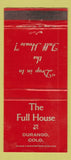 Matchbook Cover - The Full House Durango Colorado WEAR 30 Strike