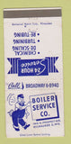 Matchbook Cover - Boiler Service Company Milwaukee WI 30 Strike