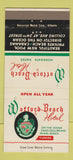 Matchbook Cover - Wofford Beach Hotel Miami Beach FL 30 Strike