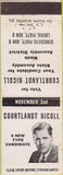 Matchbook Cover - Courtlandt Nicoll State Esemmbly WEAR